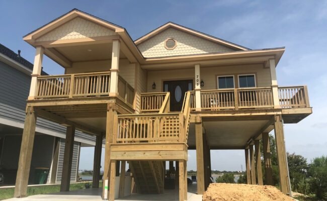 Putnam Builders Todville Custom New Build Residential Beach Home Sea Brook, Texas Construction