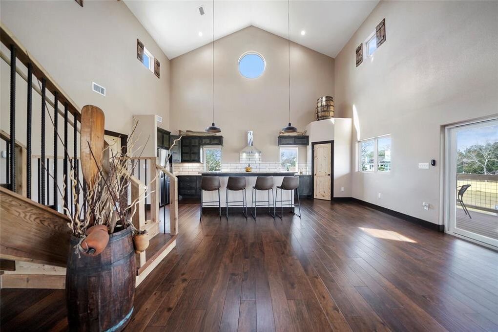 Putnam Builders Lakeside Custom Build Residential Barn Beach Multi Level Home Kemah, Texas Construction