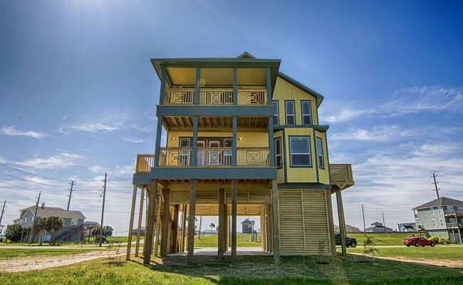 Putnam Builders Sausilito Custom Residential Beach Home Kemah, Texas Construction
