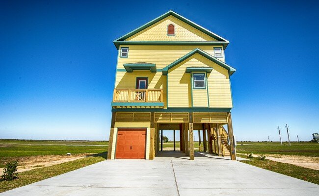 Putnam Builders Sausilito Custom Residential Beach Home Kemah, Texas Construction