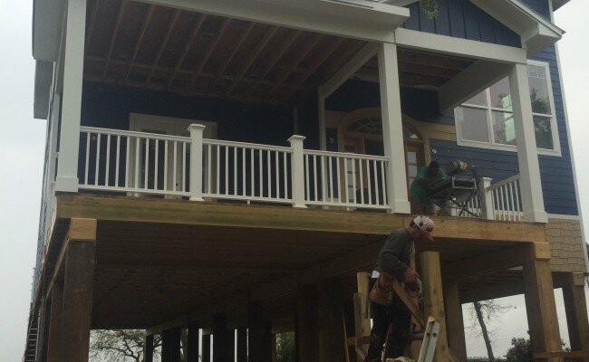 Putnam Builders Whimberly House Galveston Custom Residential Beach Home Galveston, Texas Construction