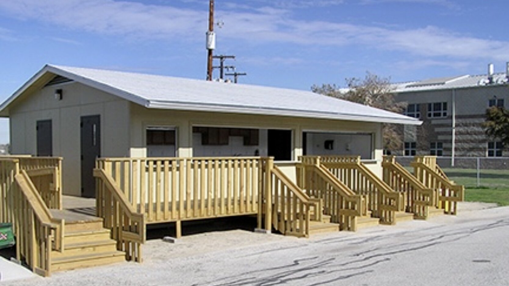 Putnam Builders East Central ISD Portable School Concession Stand Building Austin, Texas Modular Portable Site Built School Construction