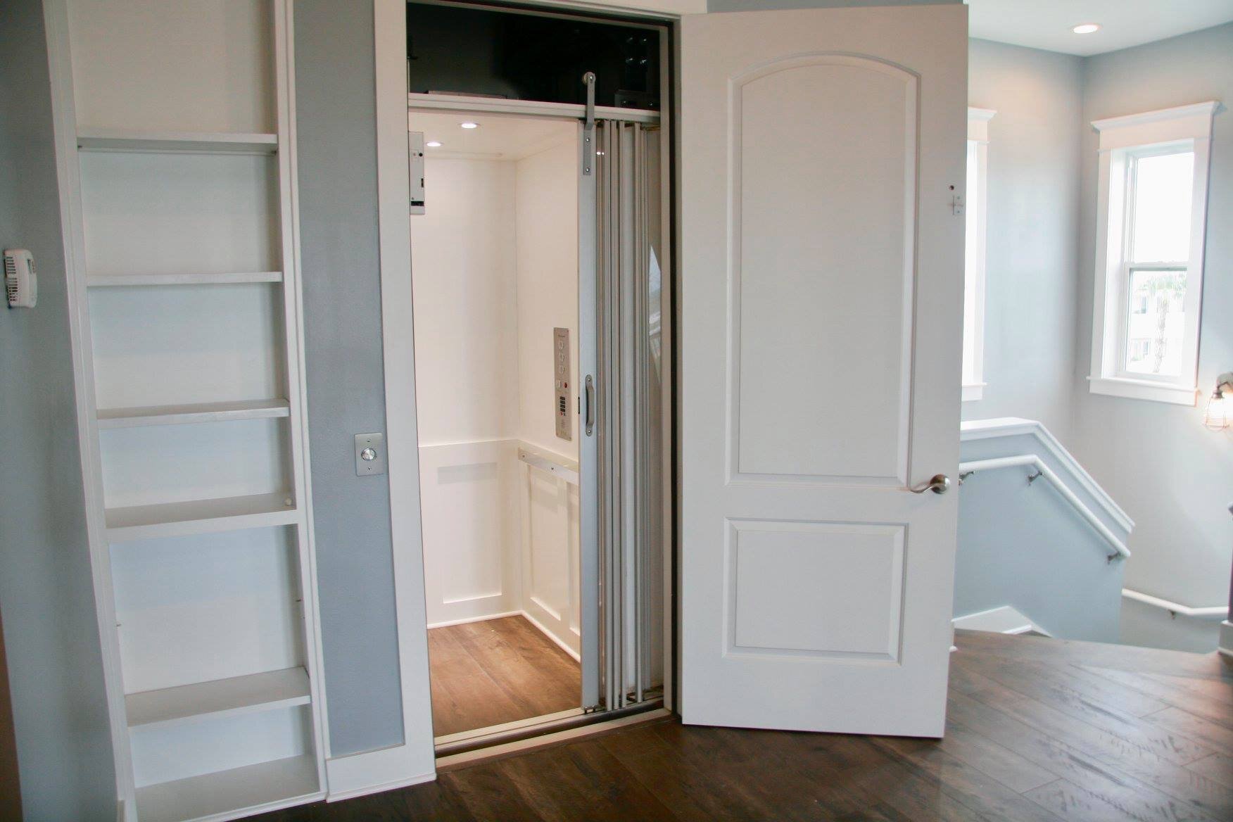 Putnam Builders Custom Elevator in Jamaica Beach Residential Beach Home