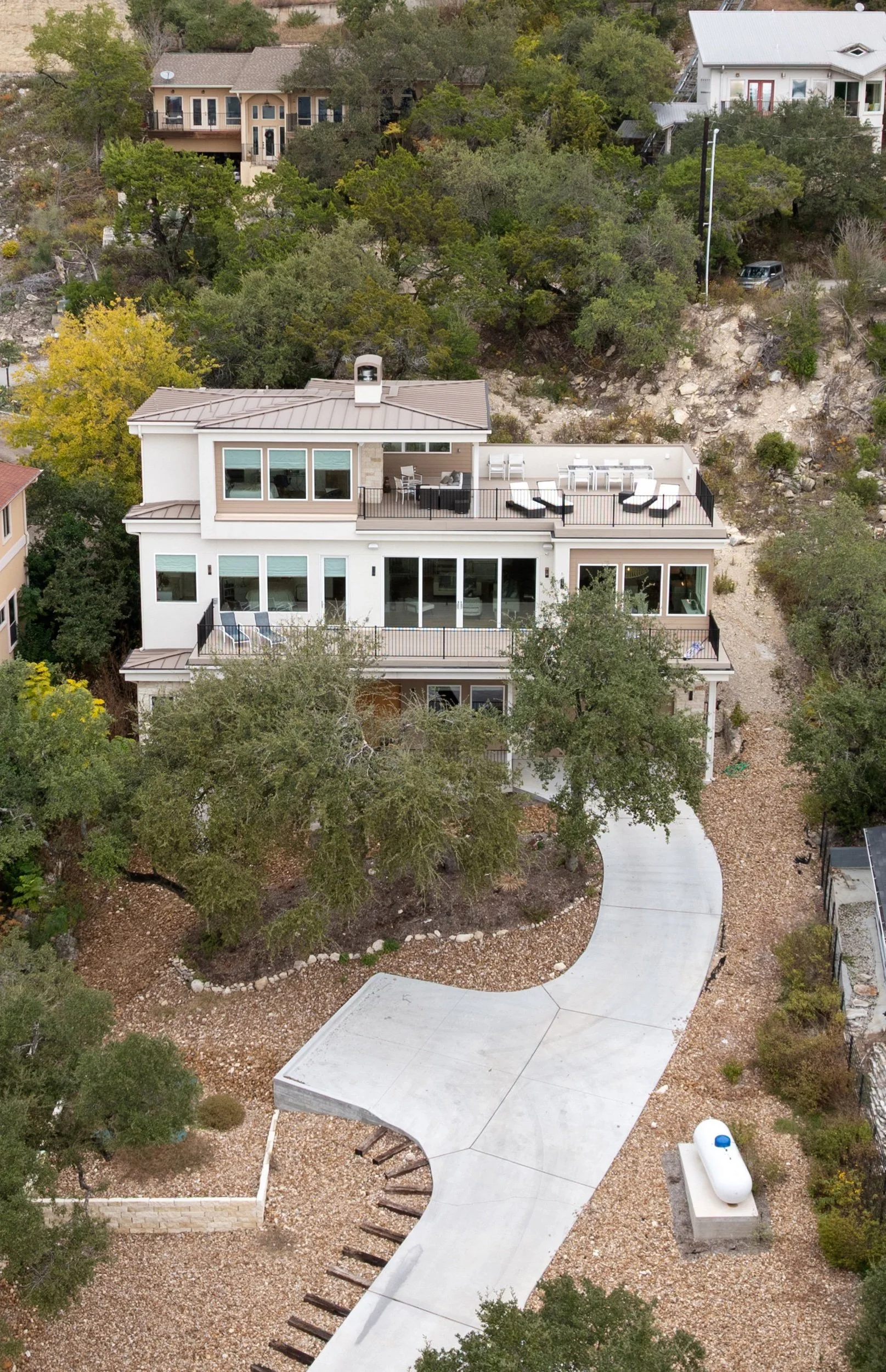 Lake Travis multi-level Custom Home