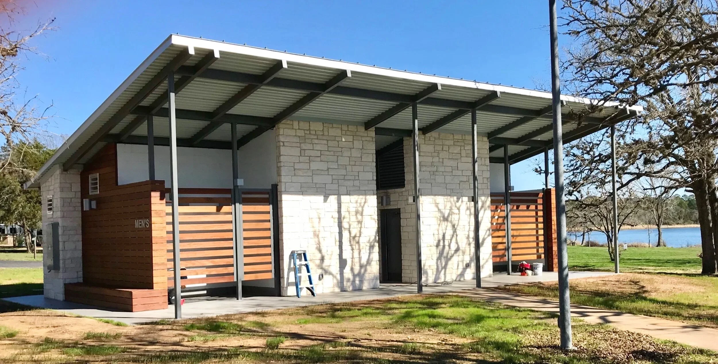 Putnam Builders LCRA Lake Bastrop North Shore Park Commercial Construction Progress Pics  Bastrop, Texas Construction (Copy)