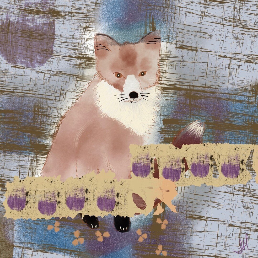 Fabulous Fox! Watercolor. Procreate.⁠
⁠
#animalart #fox #foxart #pastel #expressyourself #procreate #griefart #griefartist #griefarttherapy #griefartheals #digitalart #airbrush #watercolor #collage #laraineherring #cancer #grief #life #death #griefre