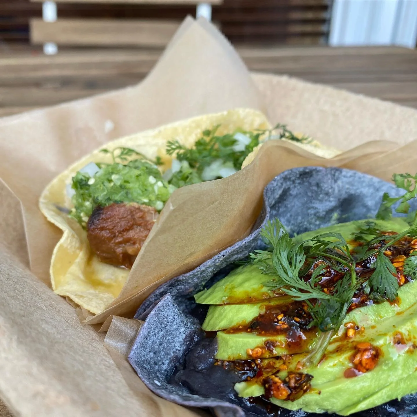 NEW TACO ALERT!!

Black Bean with Avocado and Salsa Macha

Milton&rsquo;s Carnitas (V. Limited)

6pm - 9pm