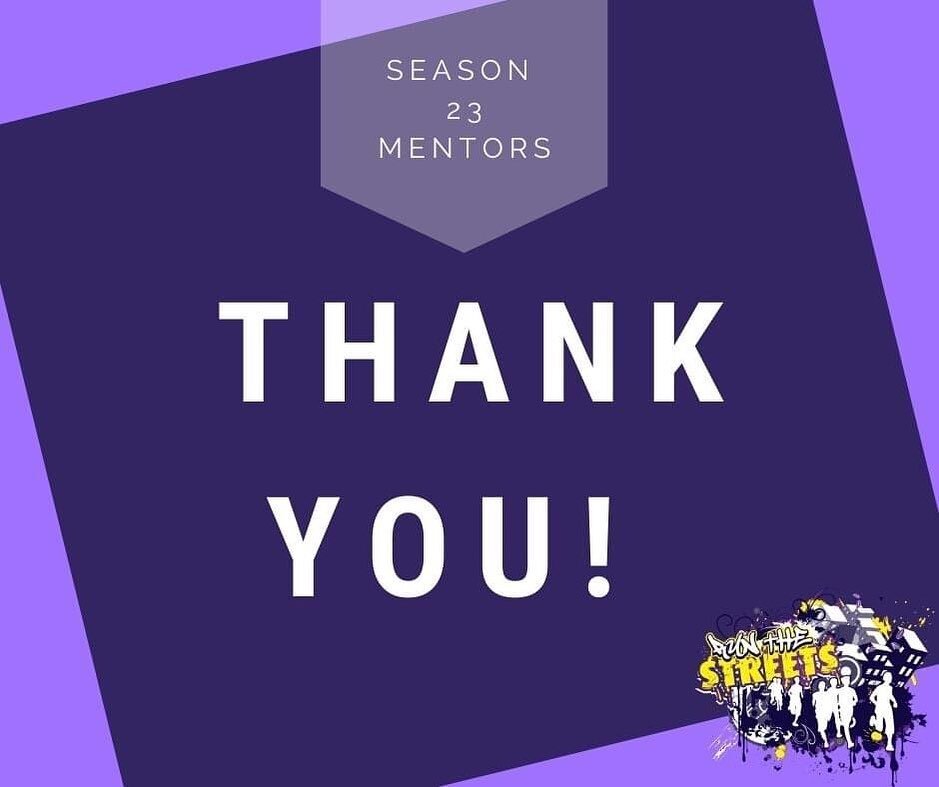 We reached our mentor goal for season 23!! Thank YOU to everyone who answered our call. We could not do this without you! #rtsishome #season23 #thankyou