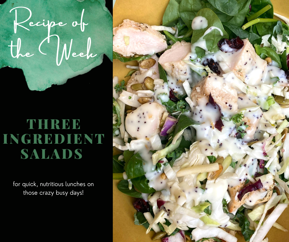 Three Ingredient Salads