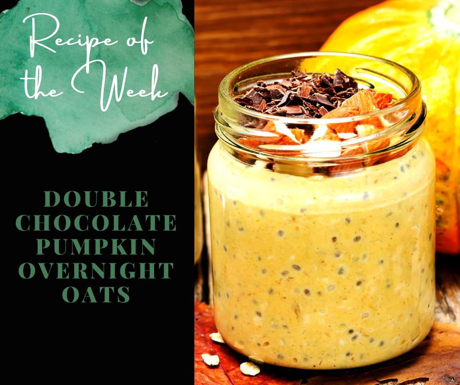 Double Chocolate Pumpkin Overnight Oats