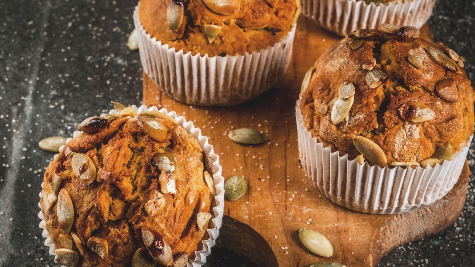 Protein Pumpkin Spice Banana Bread Muffins
