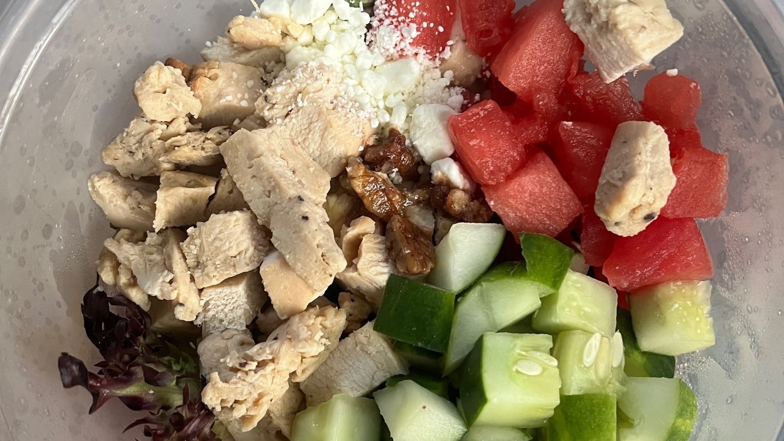 Watermelon Pecan Chicken Salad