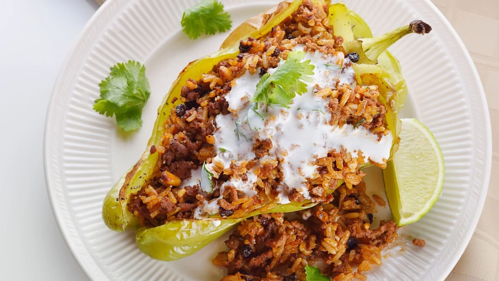 Stuffed Poblano Peppers