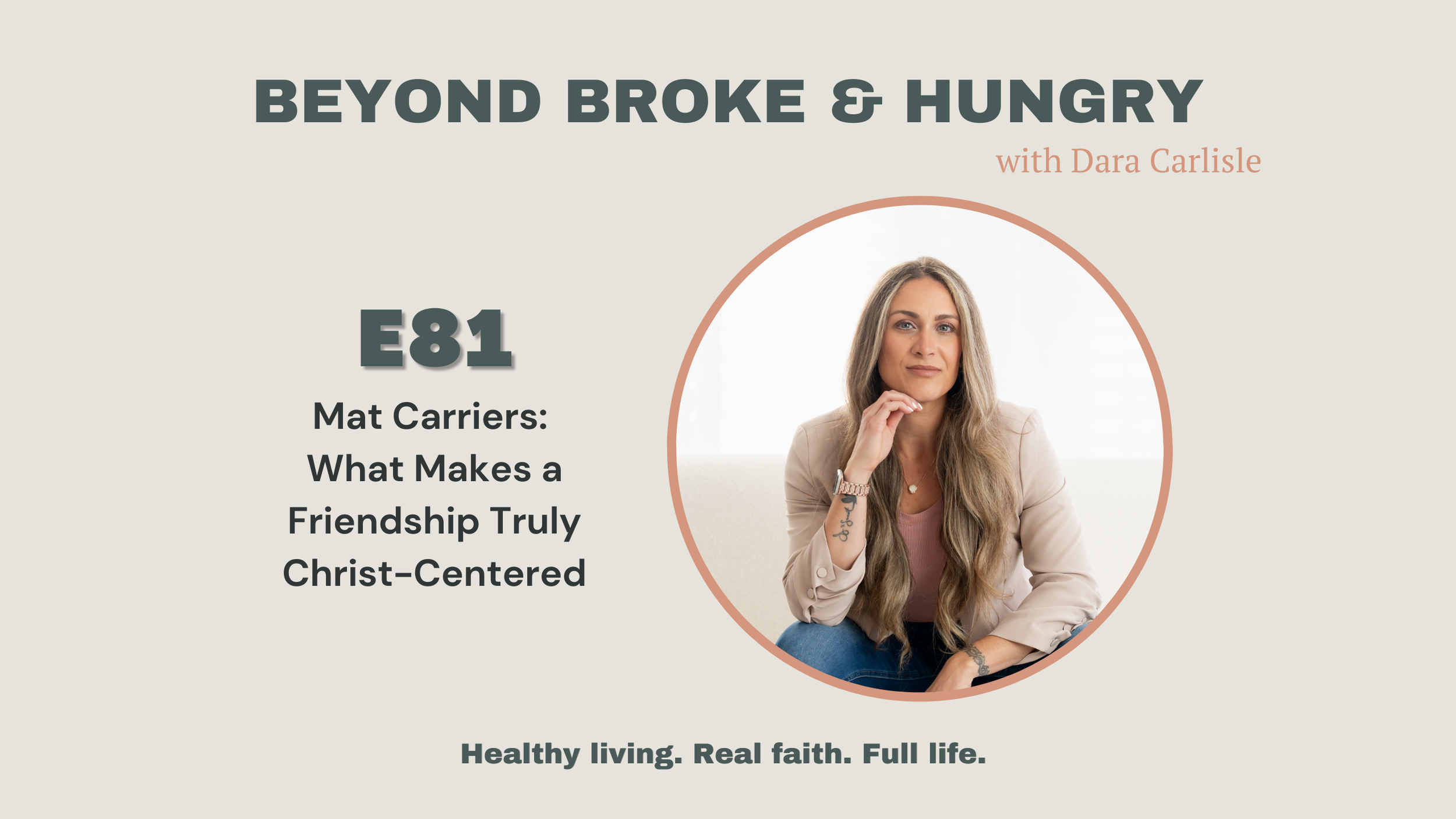 Mat Carriers: What Makes a Friendship Truly Christ-Centered
