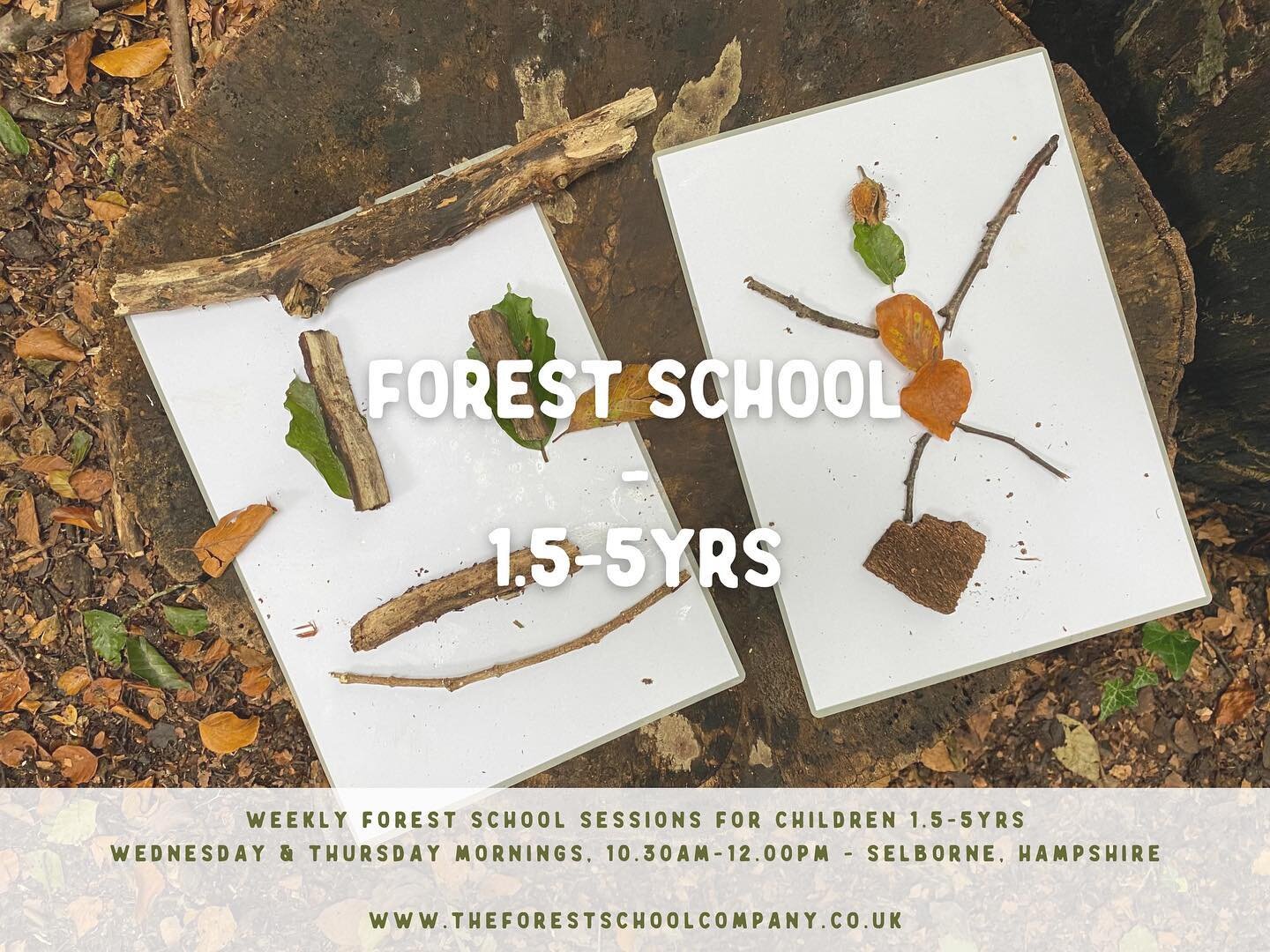 There&rsquo;s still time to join us for our Thursday morning Forest School sessions, this half term. The perfect opportunity to bring your 1.5-5yr old along, to play amongst the trees, and begin their nature connection journey. 🌲🪵🪶🪱🐞🍂🔥
-
Our s