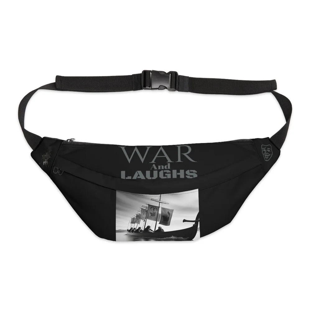 Conquest. (Black) - Shoulder Sling,/XL Fanny Pack. (100%, Thick