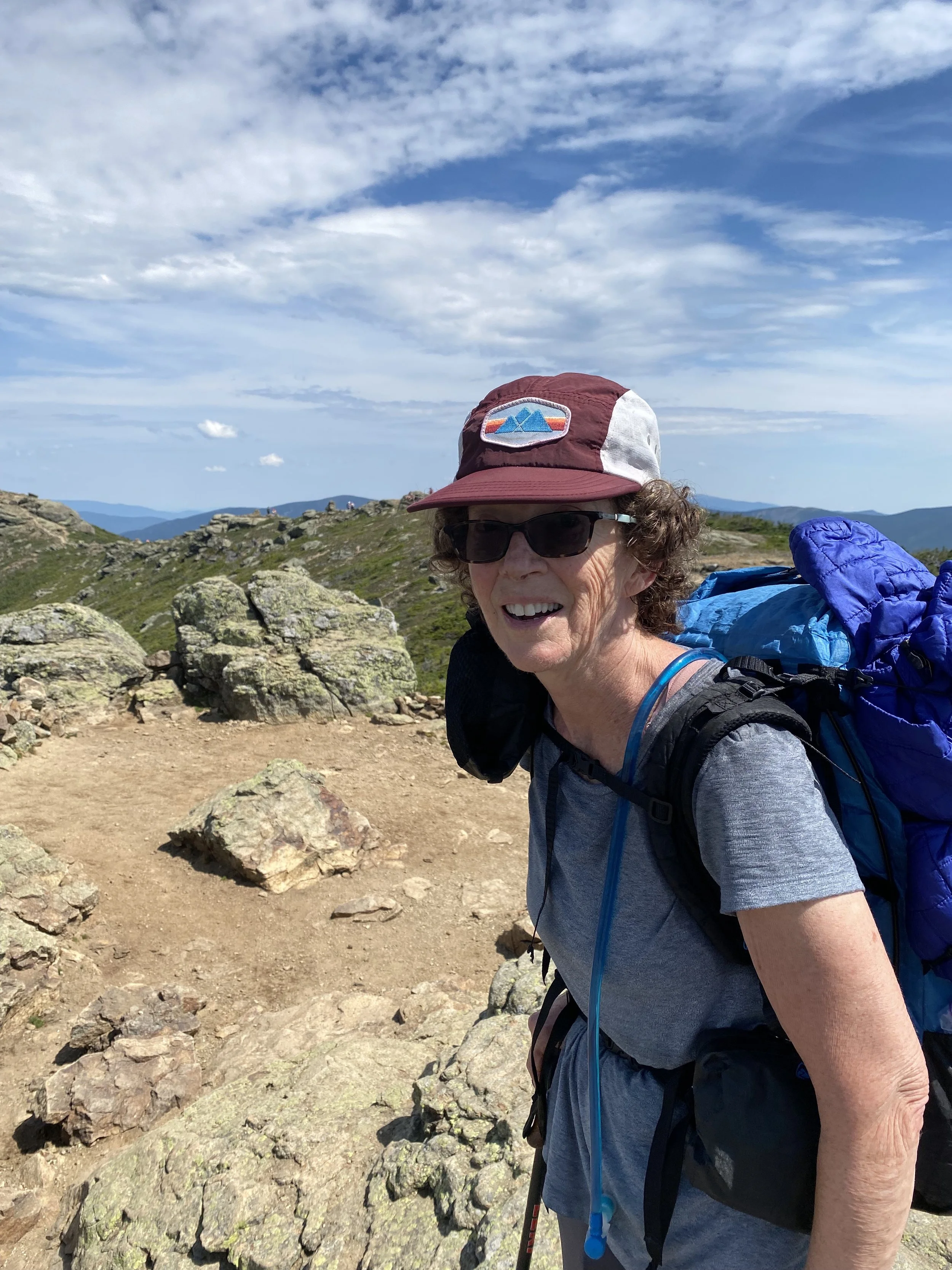 Chili Pepper Woman up on the Franconia Ridgeline.