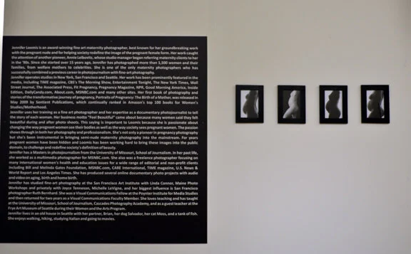 The Birth of a Mother exhibit