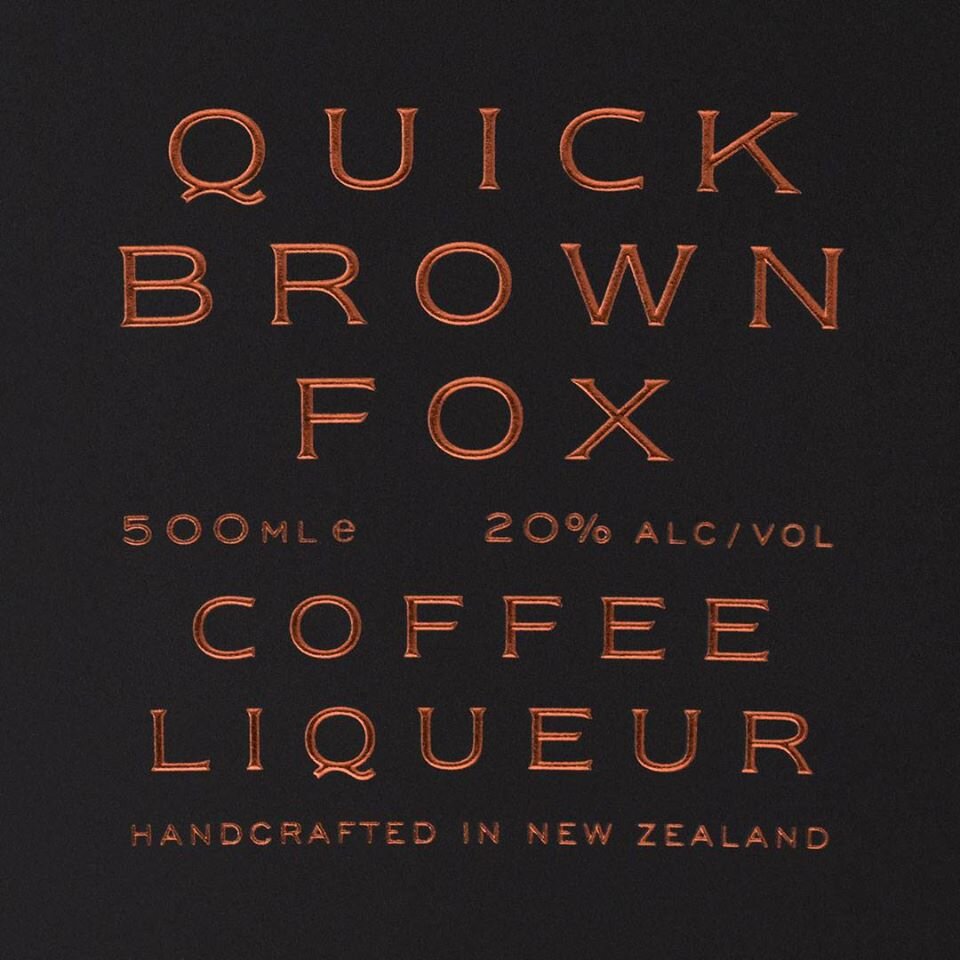 Quick Brown Fox Coffee Liqueur