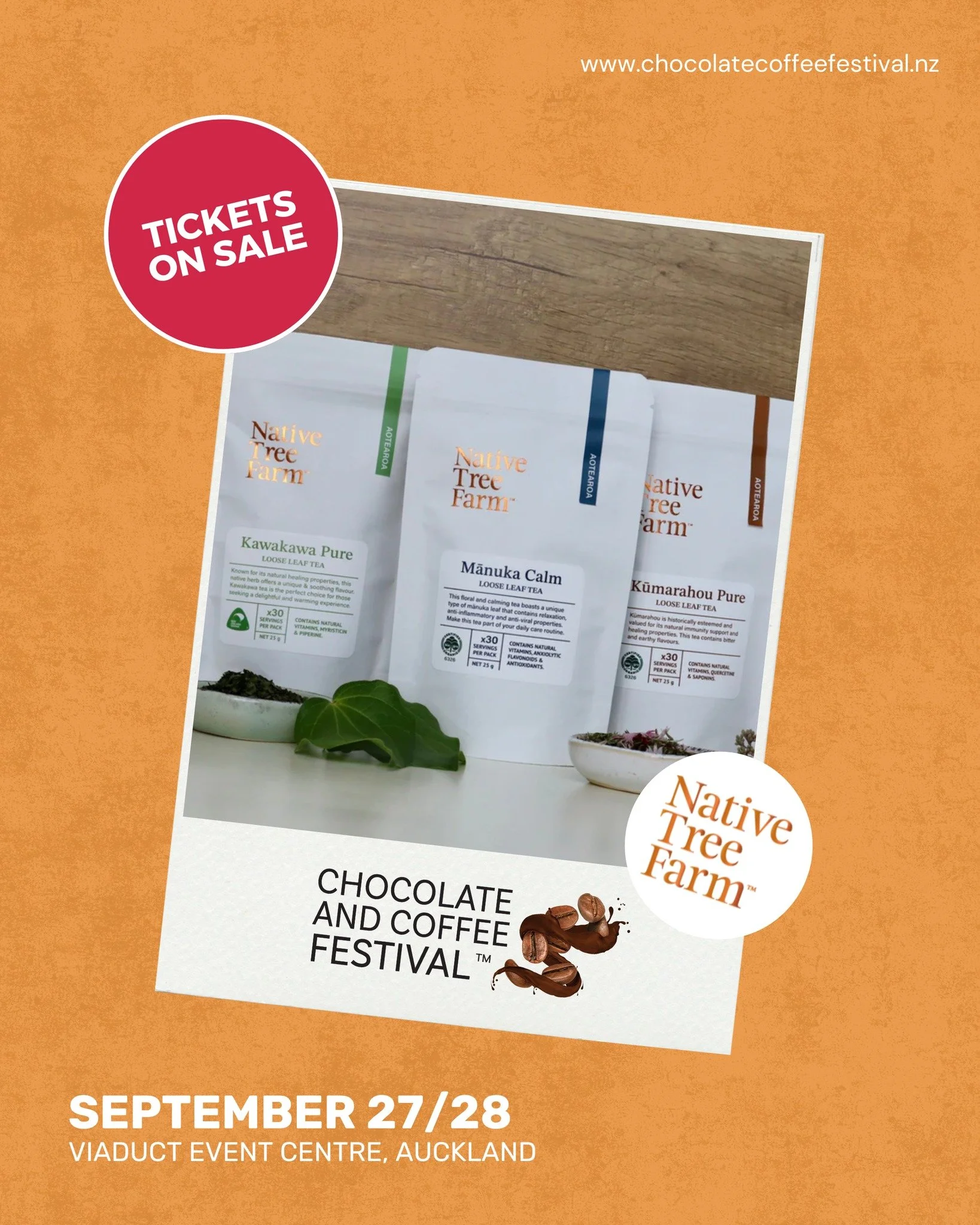 Meet the crew adding some extra flavour + feel-good vibes to this year’s festival π
π± Native Tree Farm: Edible flowers, healing oils, native teas & more - Native Tree Farm is your one-stop for botanical bliss.
@nativetreefarmnz 
π₯ Deli