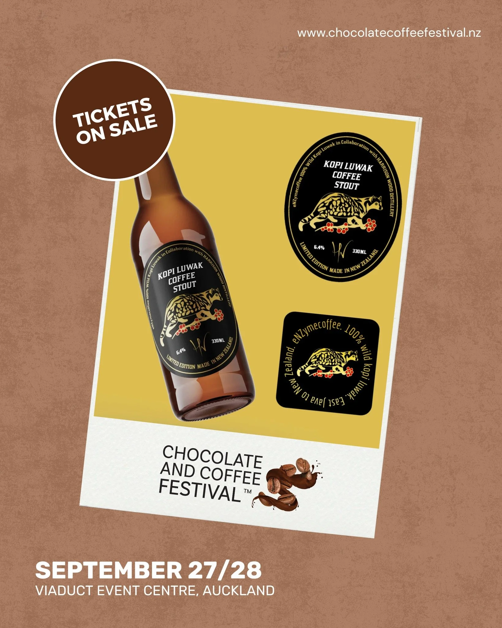 Get ready to sip, savour, and celebrate! π
This weekend at the NZ Chocolate & Coffee Festival, don’t miss:
β eNZyme Coffee: ethically sourced, flavour-packed brews that’ll elevate your coffee game.
πΉ KC Kombucha: small-batch, probi