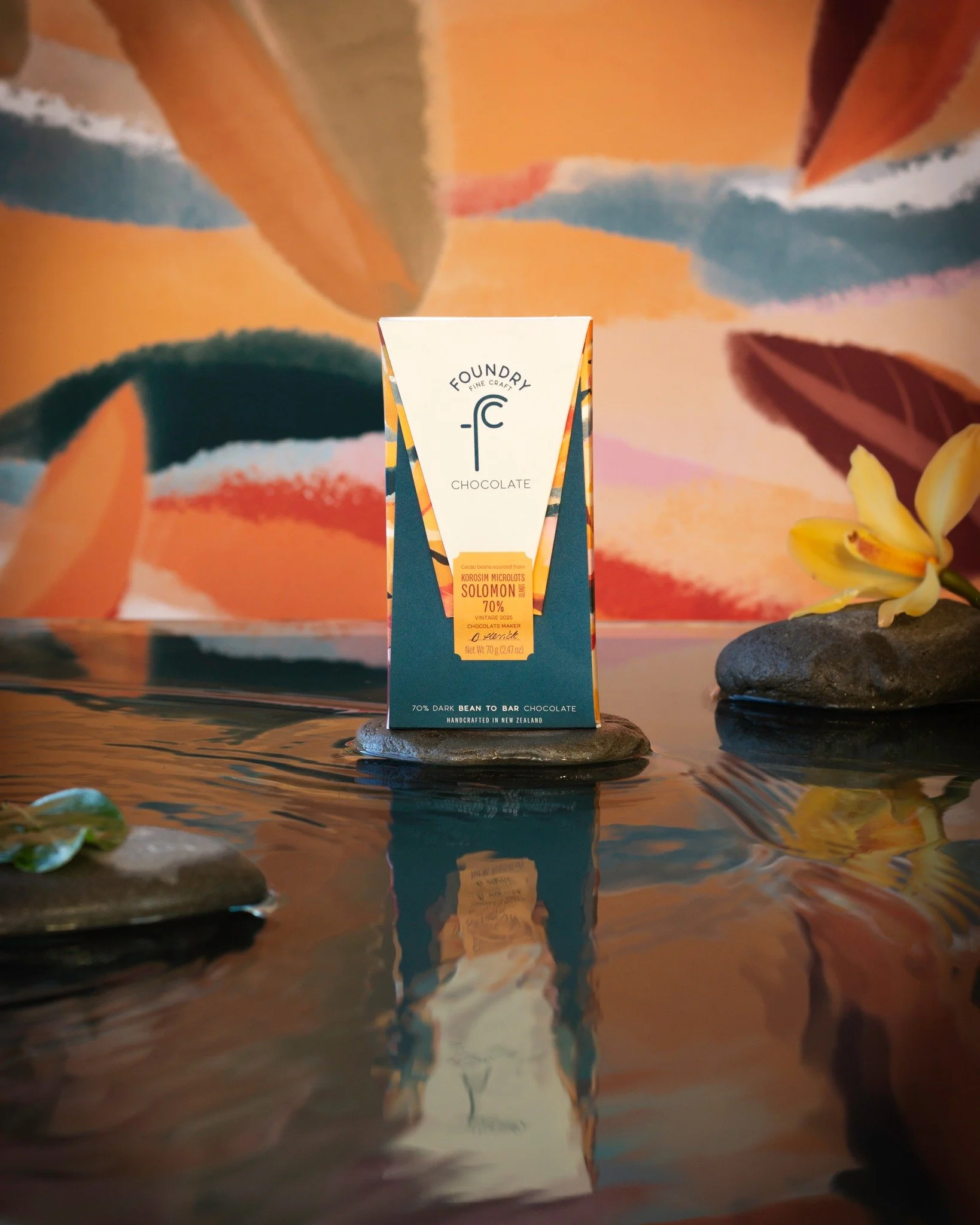 π Big news, chocolate lovers! Foundry Chocolate has just welcomed a brand new single origin to their award-winning family: Korosim Microlots, Solomon Islands 70%.
Think smooth, complex, and crafted with the care Foundry is famous for - and yes, you