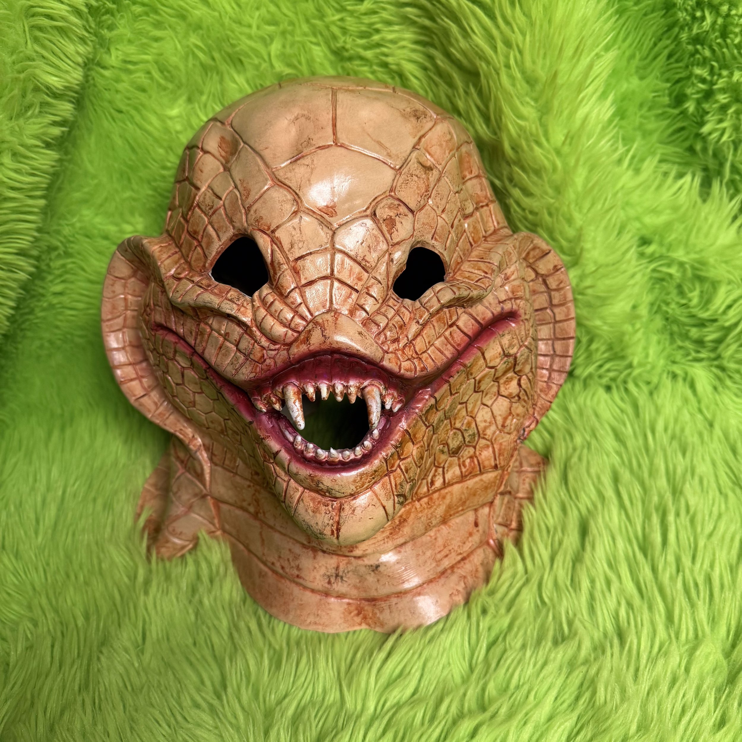 CANCER CHRIST - Snake Boss Mask - STAGE USED