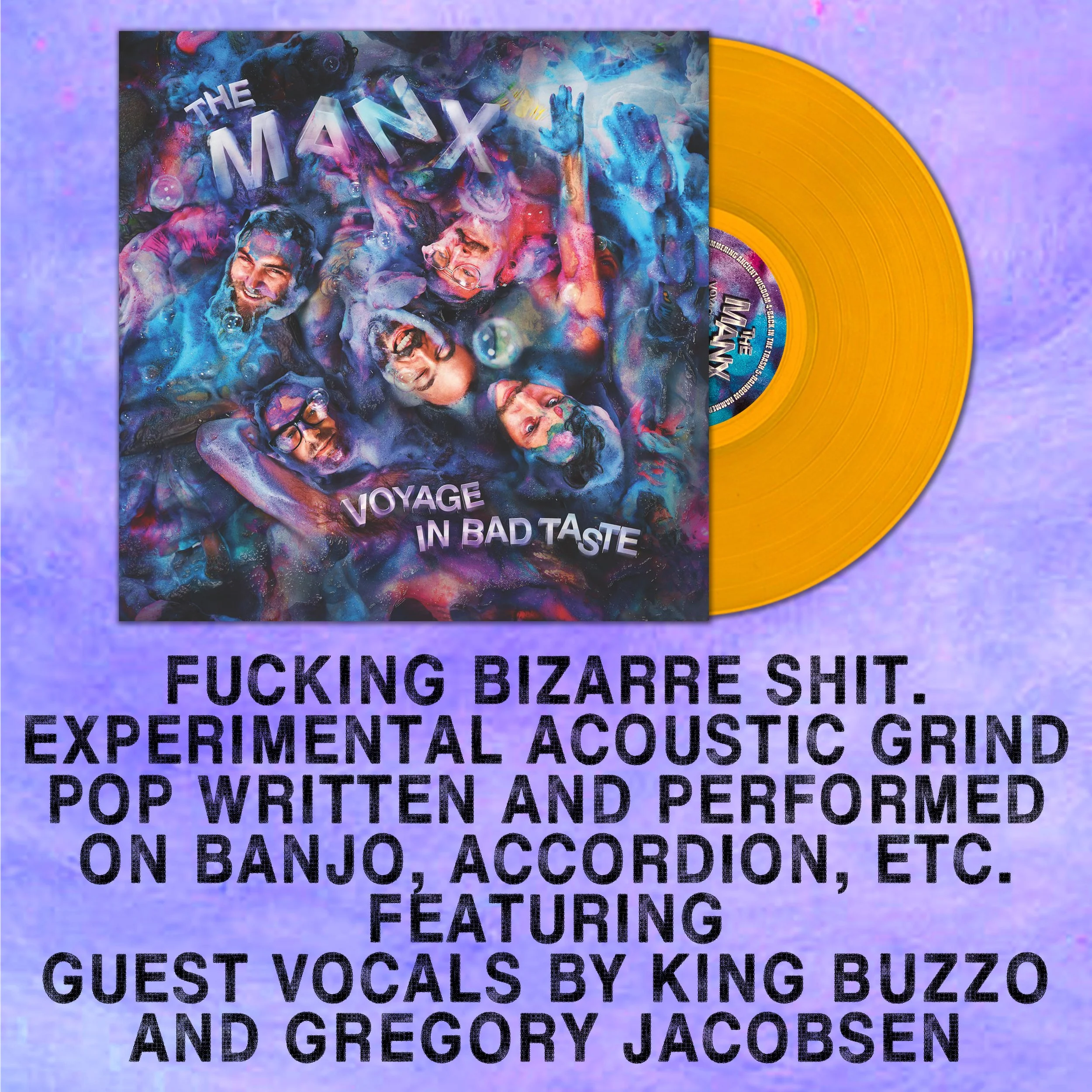 THE MANX RECORD BUNDLE 5 Vinyl Records for 55 — SWEATBAND RECORDS