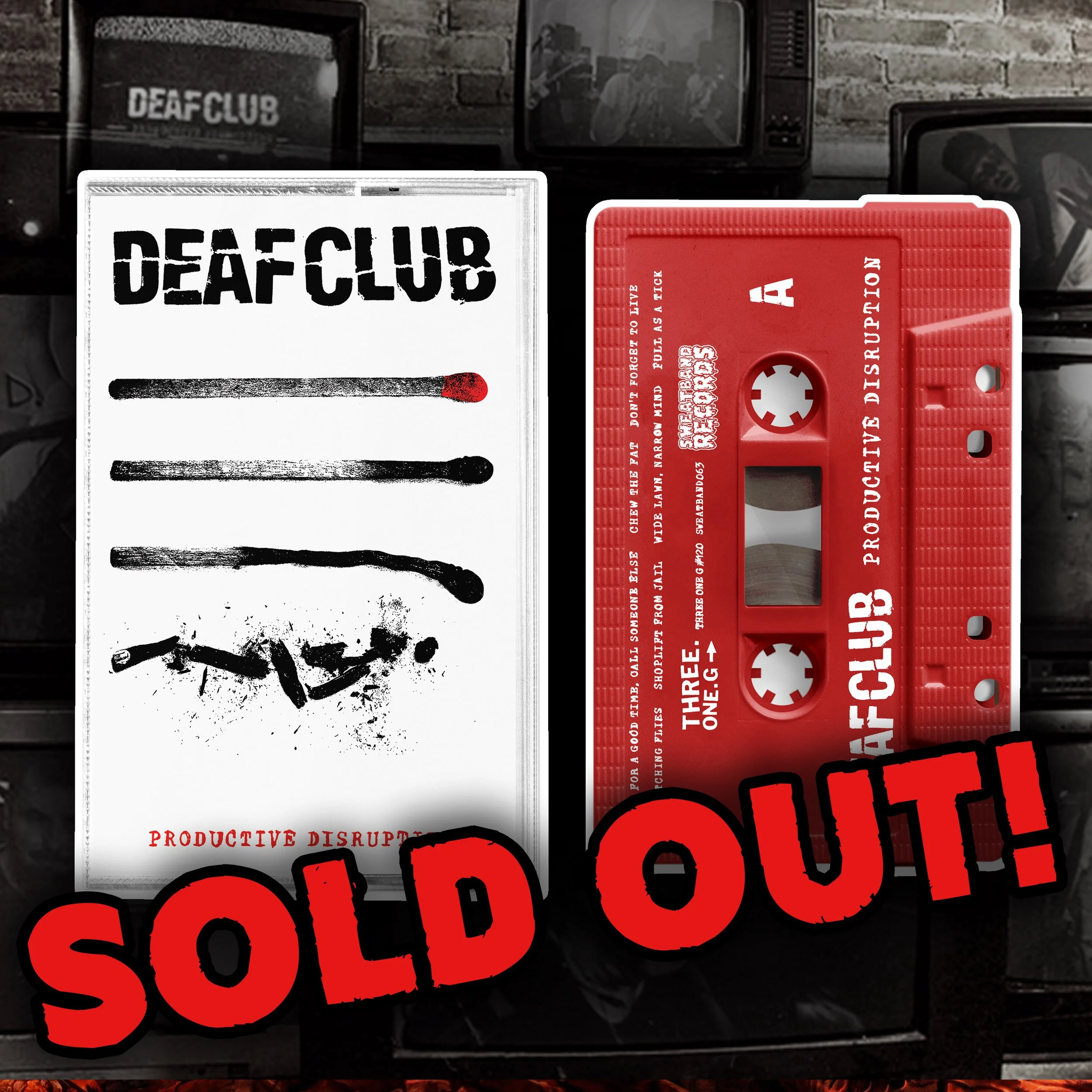 DEAF CLUB PRODUCTIVE DISRUPTION [CASSETTE] — SWEATBAND RECORDS