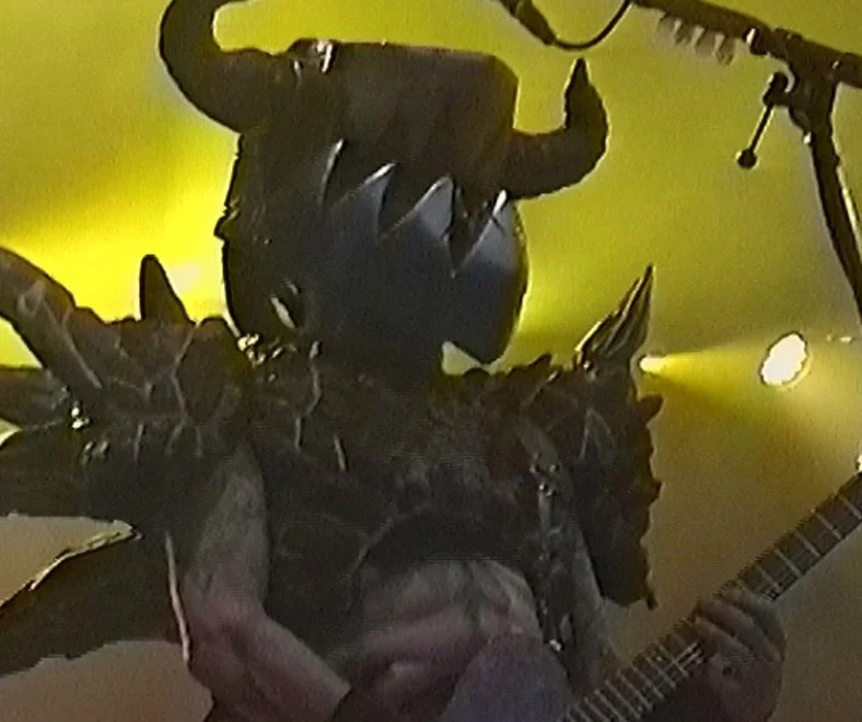 Our buddies @balsac ๐๐ฉธand @grodiusmaximusofficial ๐ฌ๐๐ฉธ of @gwar preforming at AFTERSHOCK SACRAMENTO this past weekend ๐ฅ๐ฉธ๐ช 
๐ธ - @bakedbootlegs 
#gwar #slavepit #sweatbandrecords