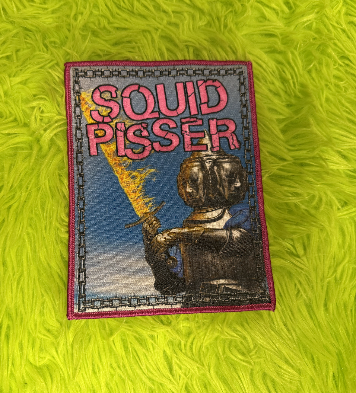 Squid Pisser Embroidered Patch
