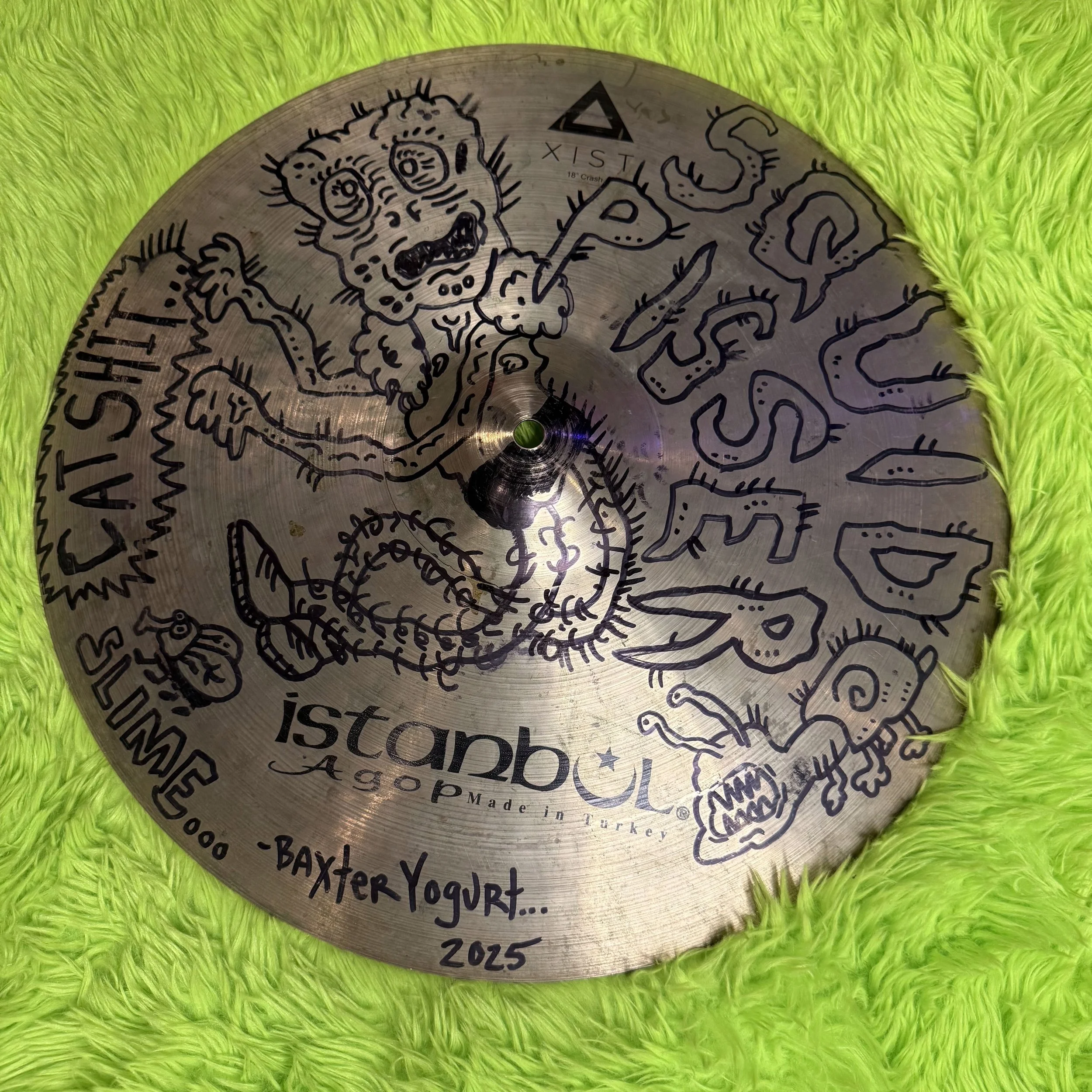 SQUID PISSER - SETH RIDE CYMBAL - STAGE USED