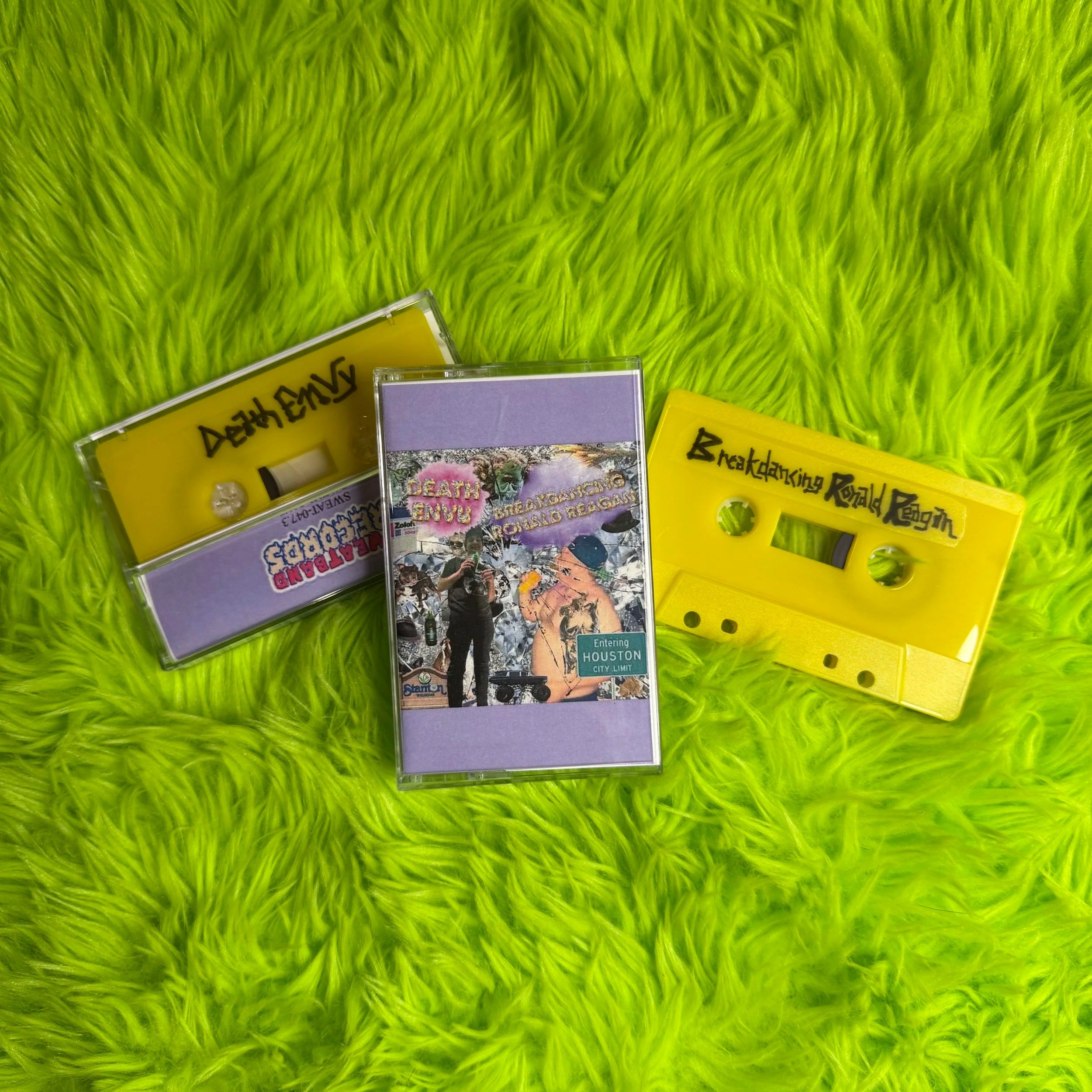 Breakdancing Ronald Reagan x Death Envy - SPLIT CASSETTE