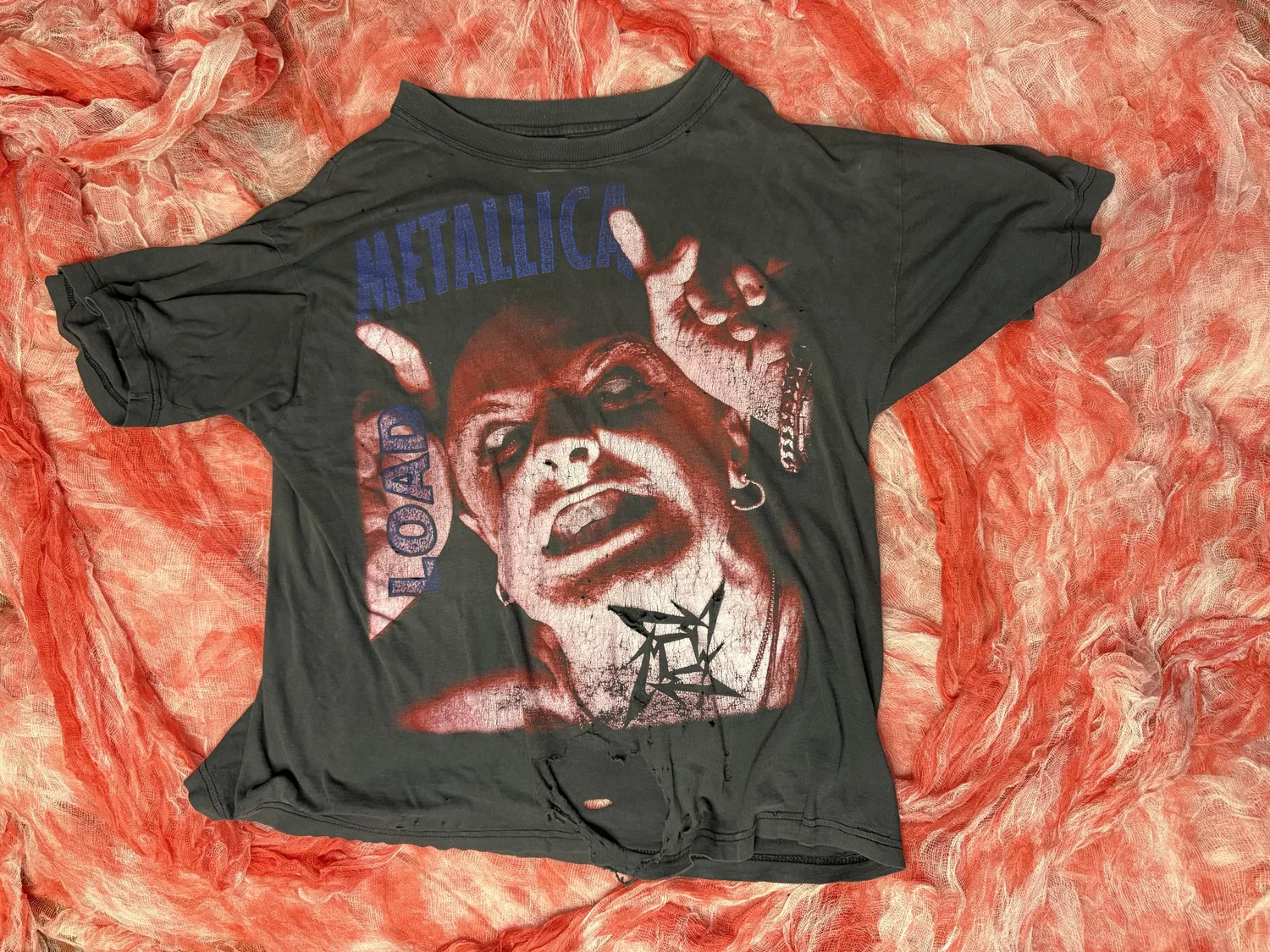 METALLICA - LARS - LOAD ERA - [TOUR T-SHIRT] — SWEATBAND RECORDS