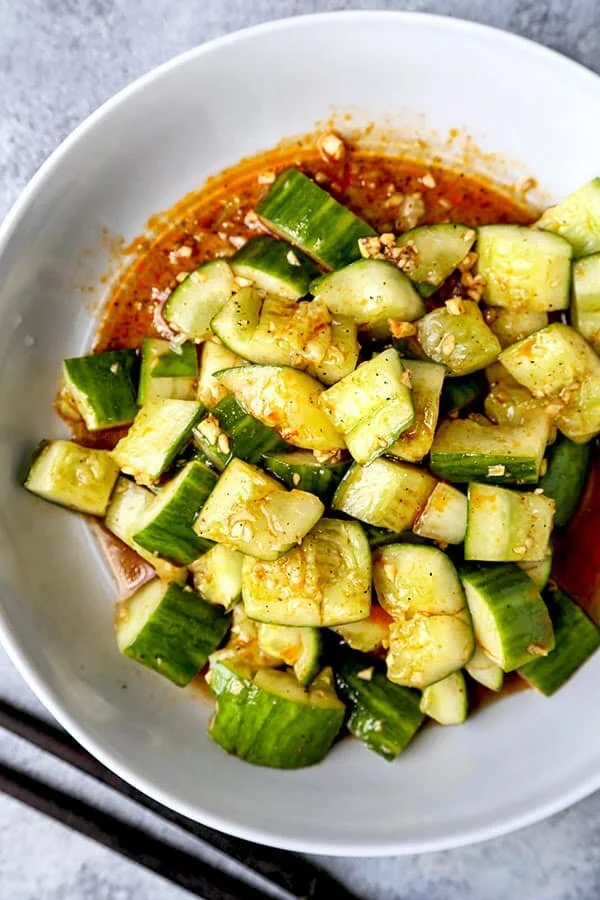 A Zesty Cucumber Salad For You.