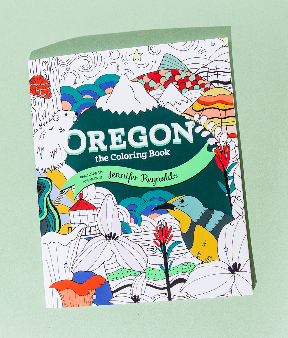 Oregon The Coloring Book