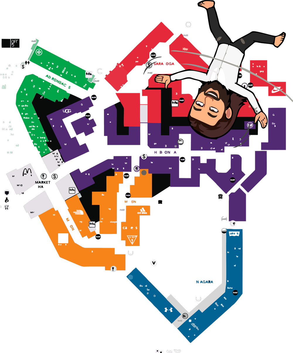 Woodbury Commons Stores and Career Map — Ruslan Smirnov/ Remindable