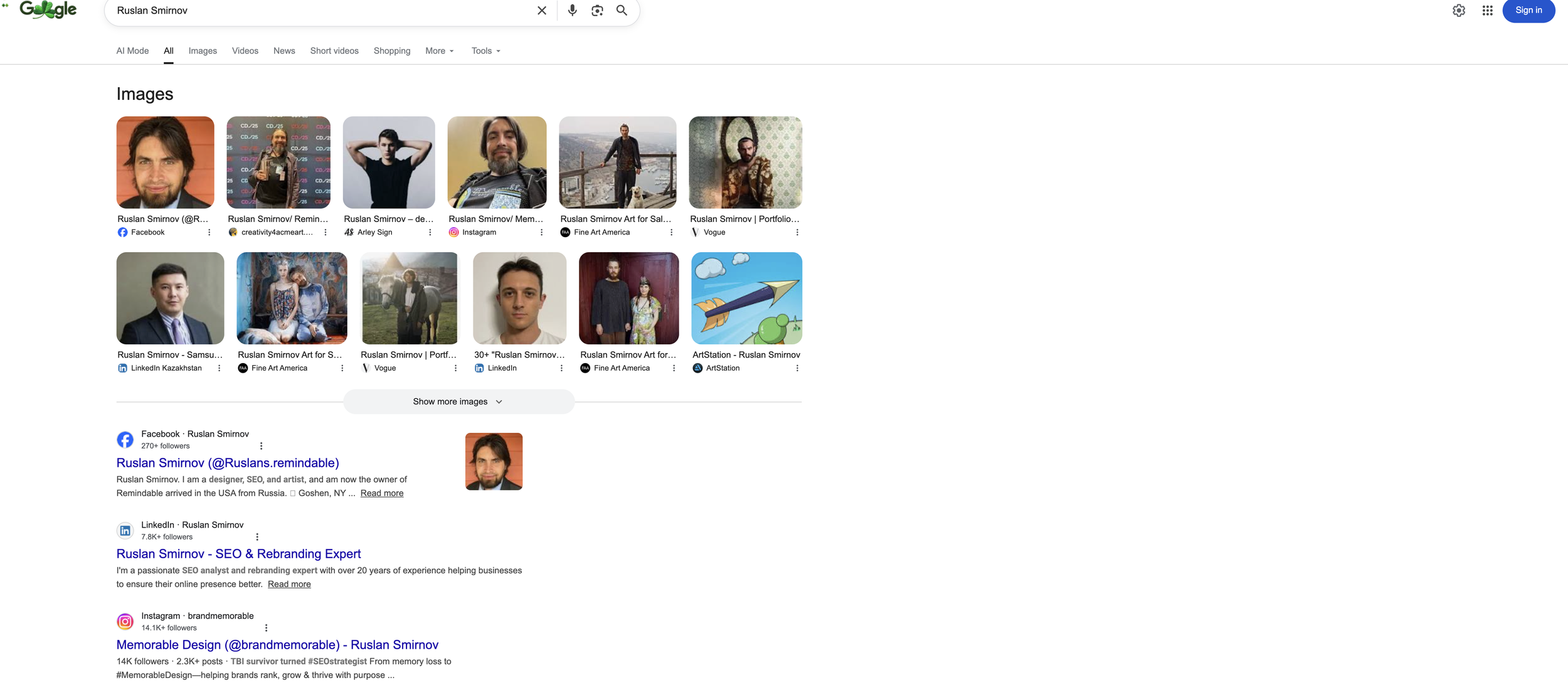 Ruslan Smirnov my Google