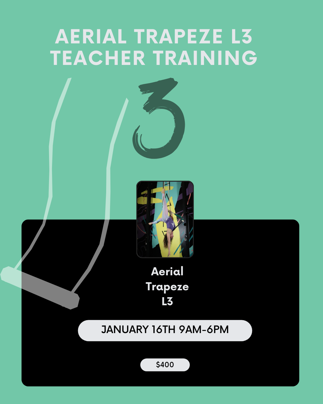 Aerial Wisdom Teacher Training - Aerial Trapeze L3 Intermediate