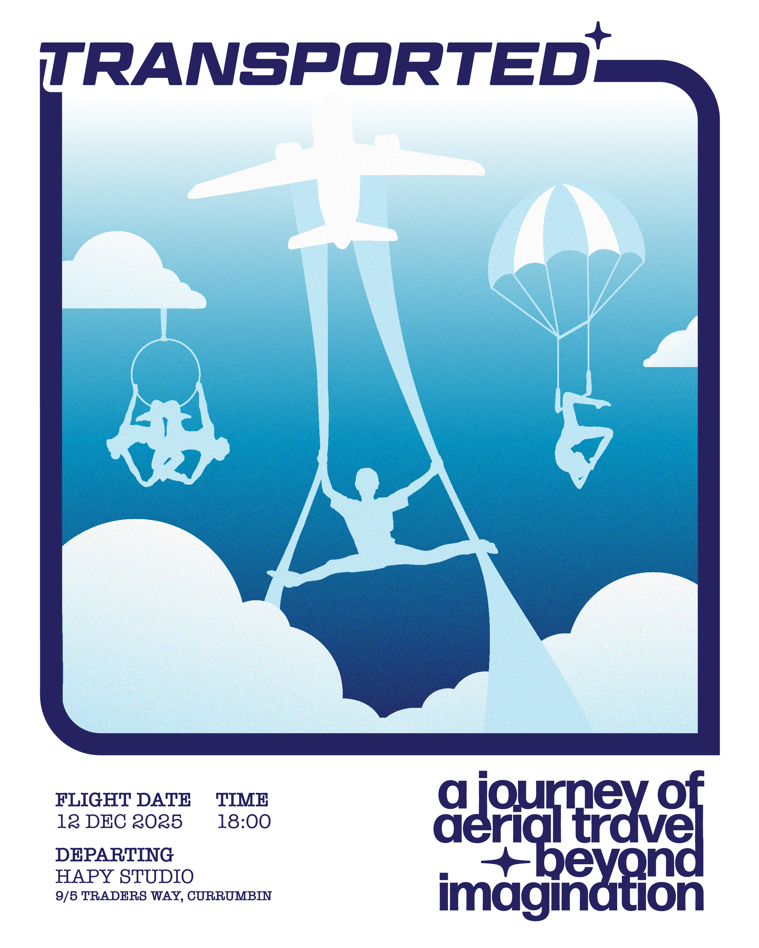 Transported: A Journey of Aerial Travel Beyond Imagination