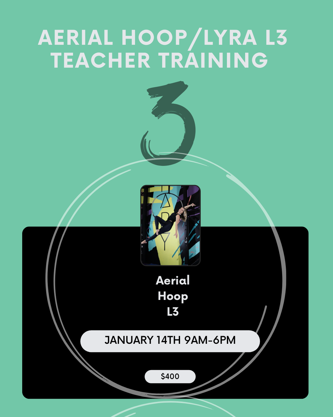 Aerial Wisdom Teacher Training - Aerial Hoop/Lyra L3 Intermediate