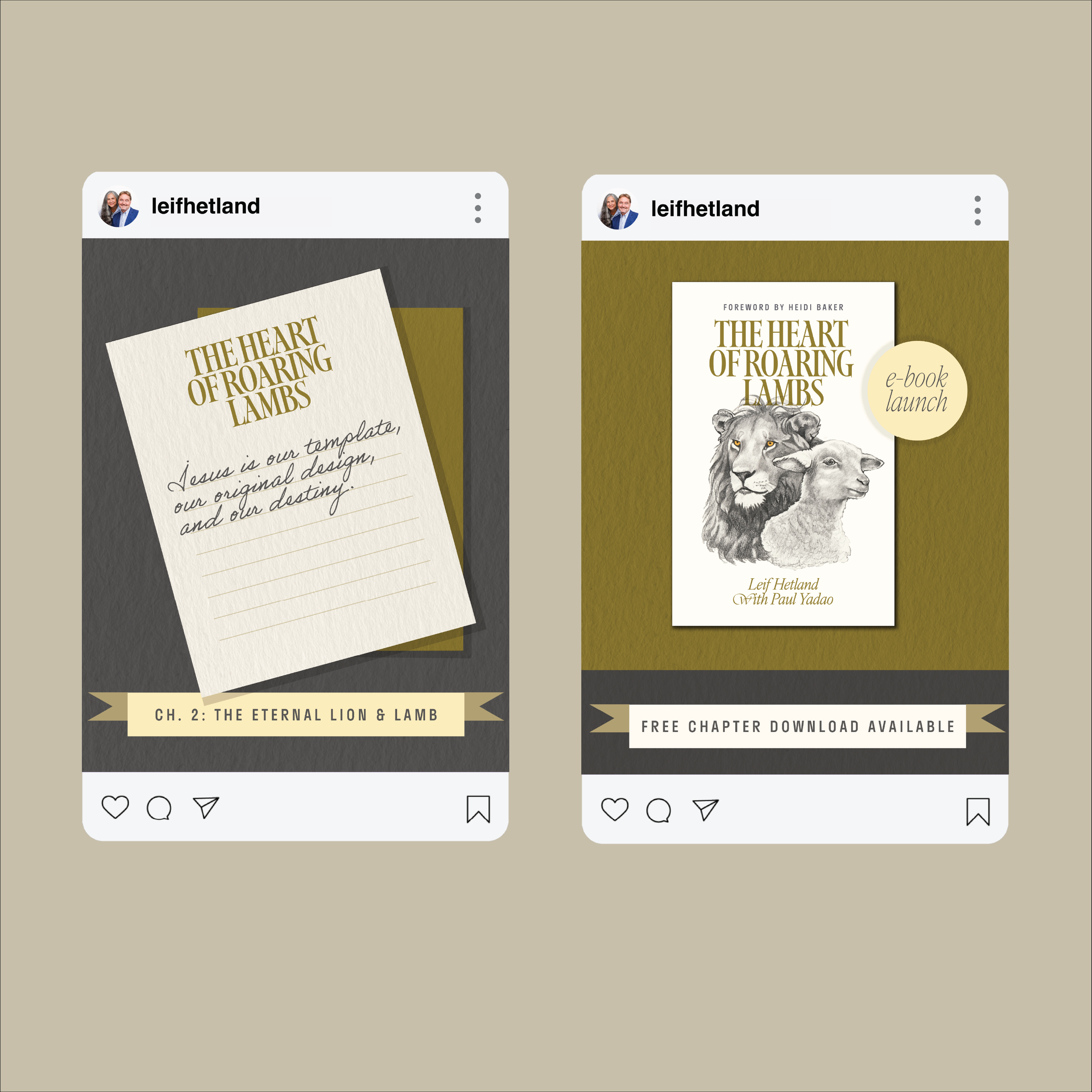  Book Design &amp; Social Media Campaign   Book cover and interior design, along with campaign graphics I created for Leif Hetland.  Leif is the president of Global Mission Awareness and who ministers globally bringing an impartation of God’s love, h