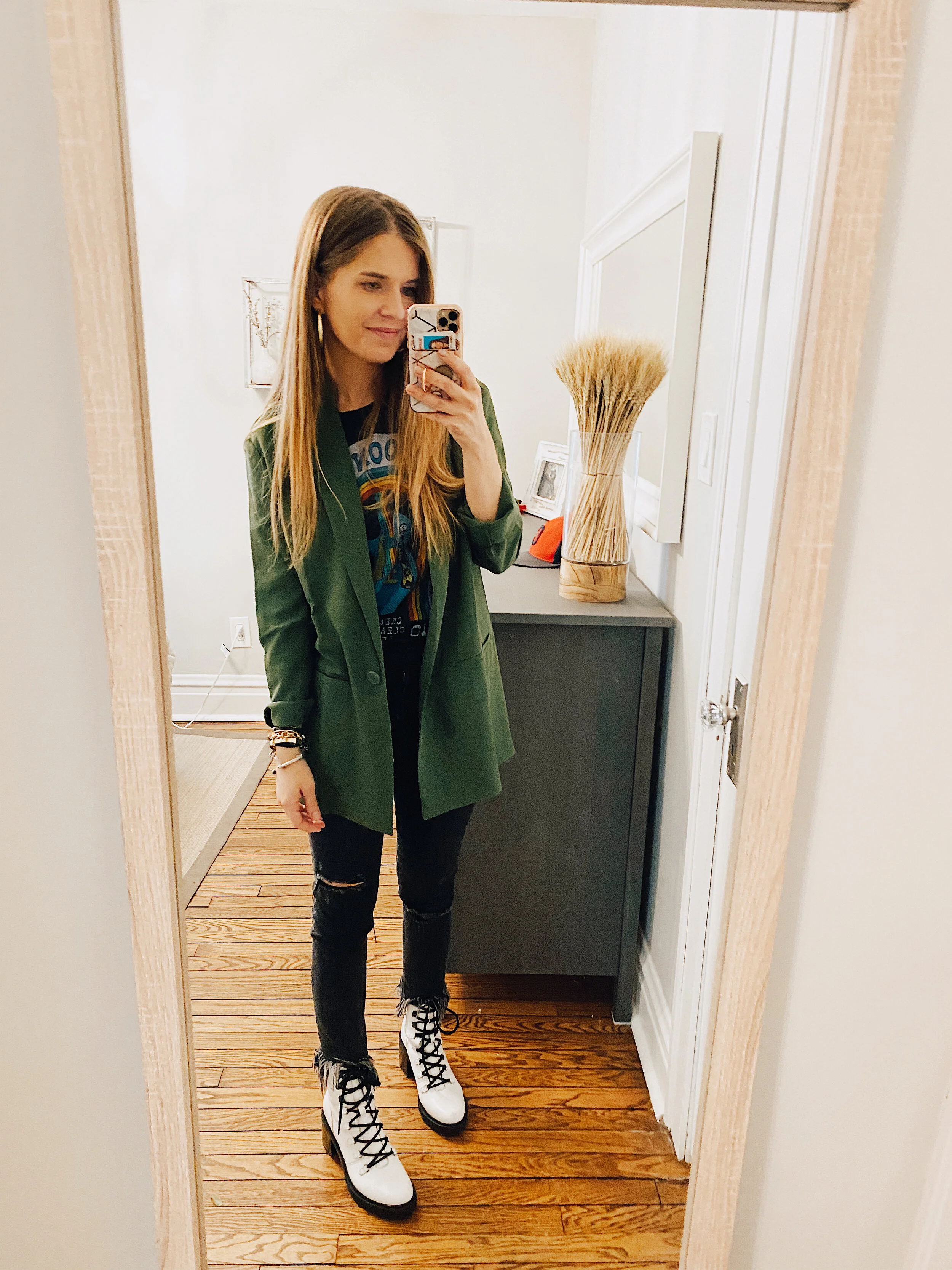 combat boots business casual