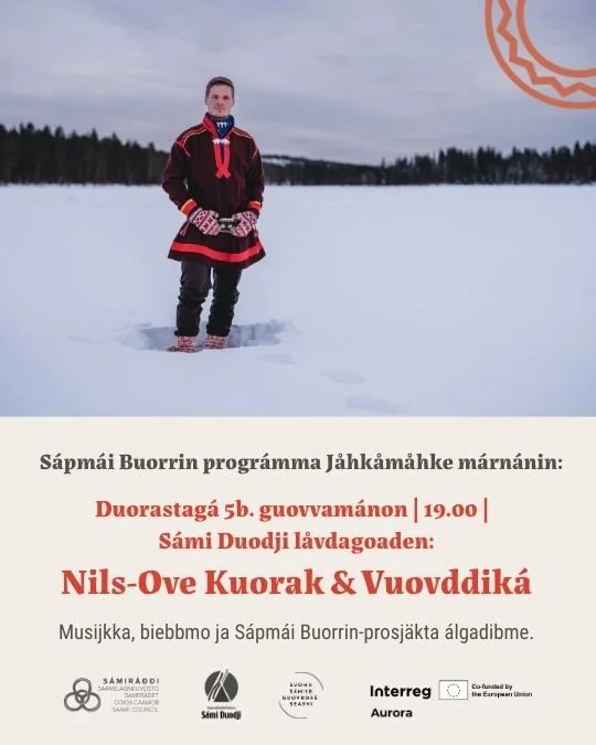 Sápmái Buorrin Kick-off-evenemang: Nils-Ove Kuorak &amp; Vuovddiká