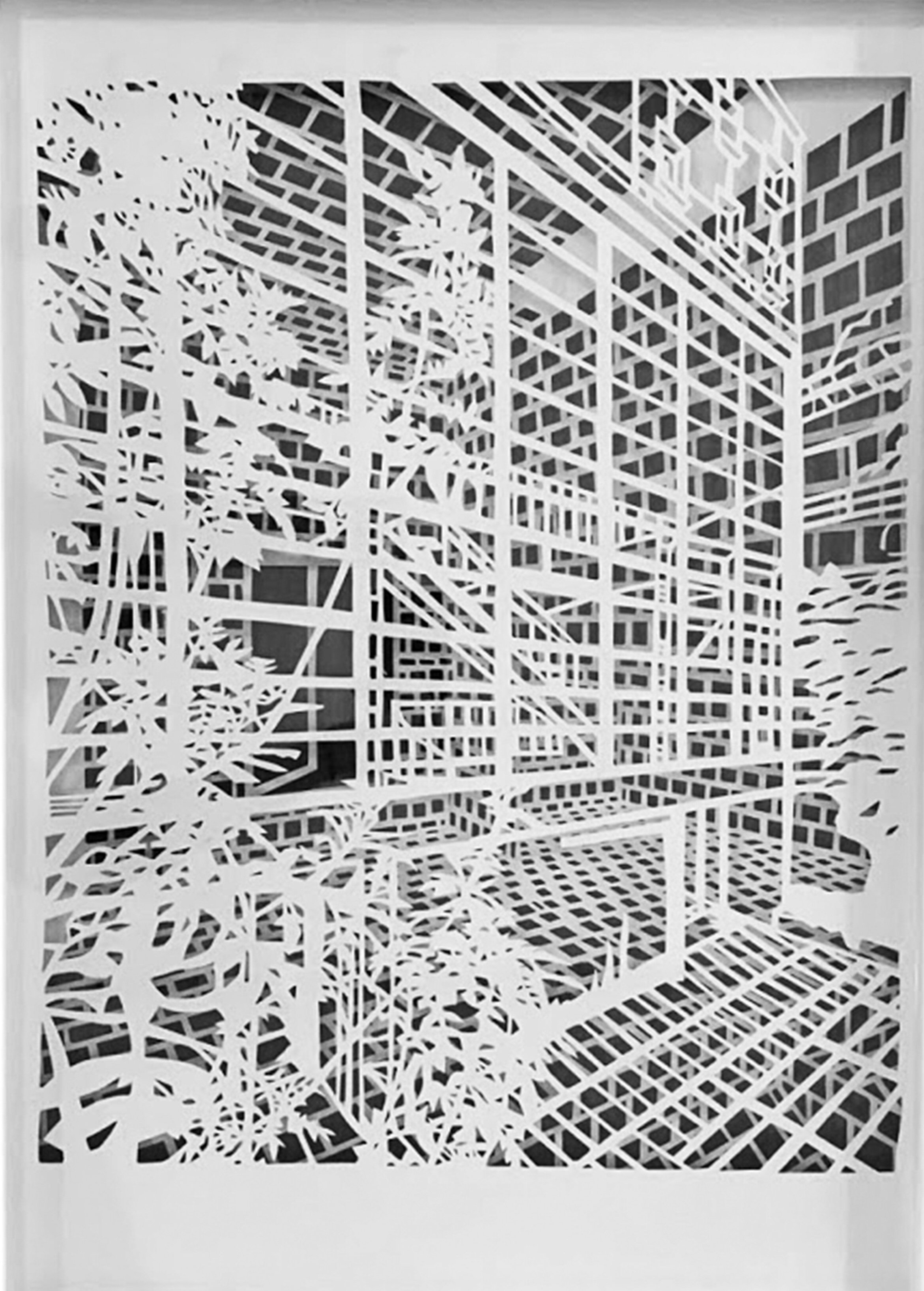 2 layered Hand cut paper