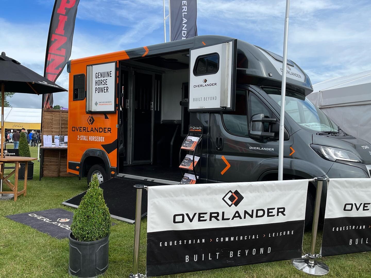 Ready to go for Day 1 of the @greatyorkshireshow Stand 086 
#overlander #builtbeyond #ukevents #greatyorkshireshow #horsebox