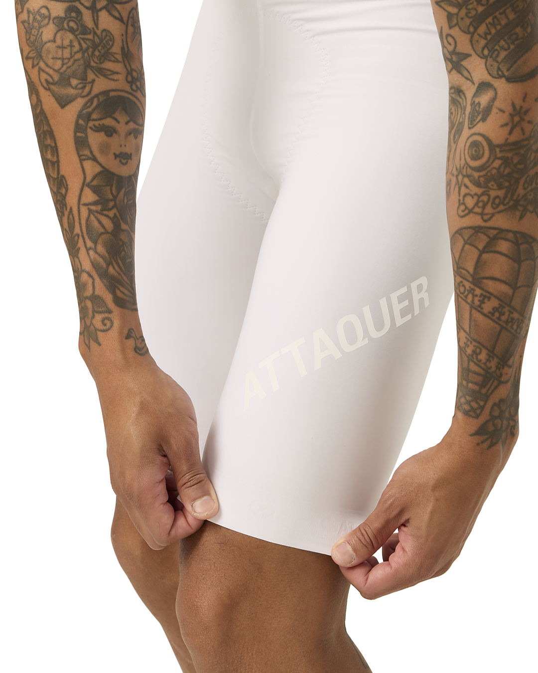 Attaquer Race White Bib