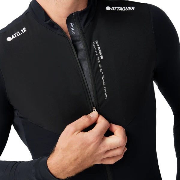 Maillot Hiver Attaquer Race Manches Longues Noir