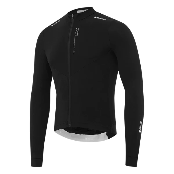 Maillot Hiver Attaquer Race Manches Longues Noir - Race Attaquer Winter Long Sleeved Jersey Black