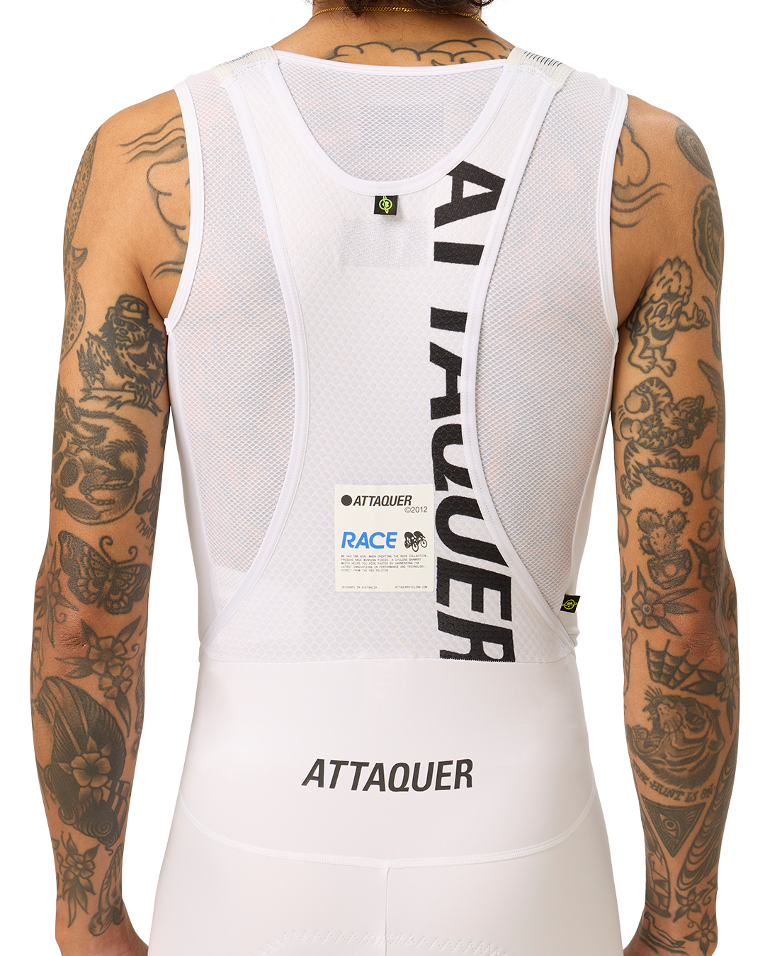 Attaquer Race White Bib
